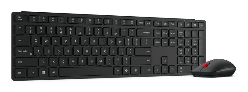 Lenovo 4X31S04814 Tastatur Maus enthalten Büro RF Wireless + Bluetooth Deutsch Schwarz