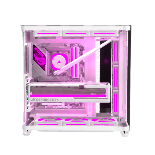 Corsair White Flagship Gaming PC | iCUE-LINK | RTX 5090 & Ryzen 9 9950X3D