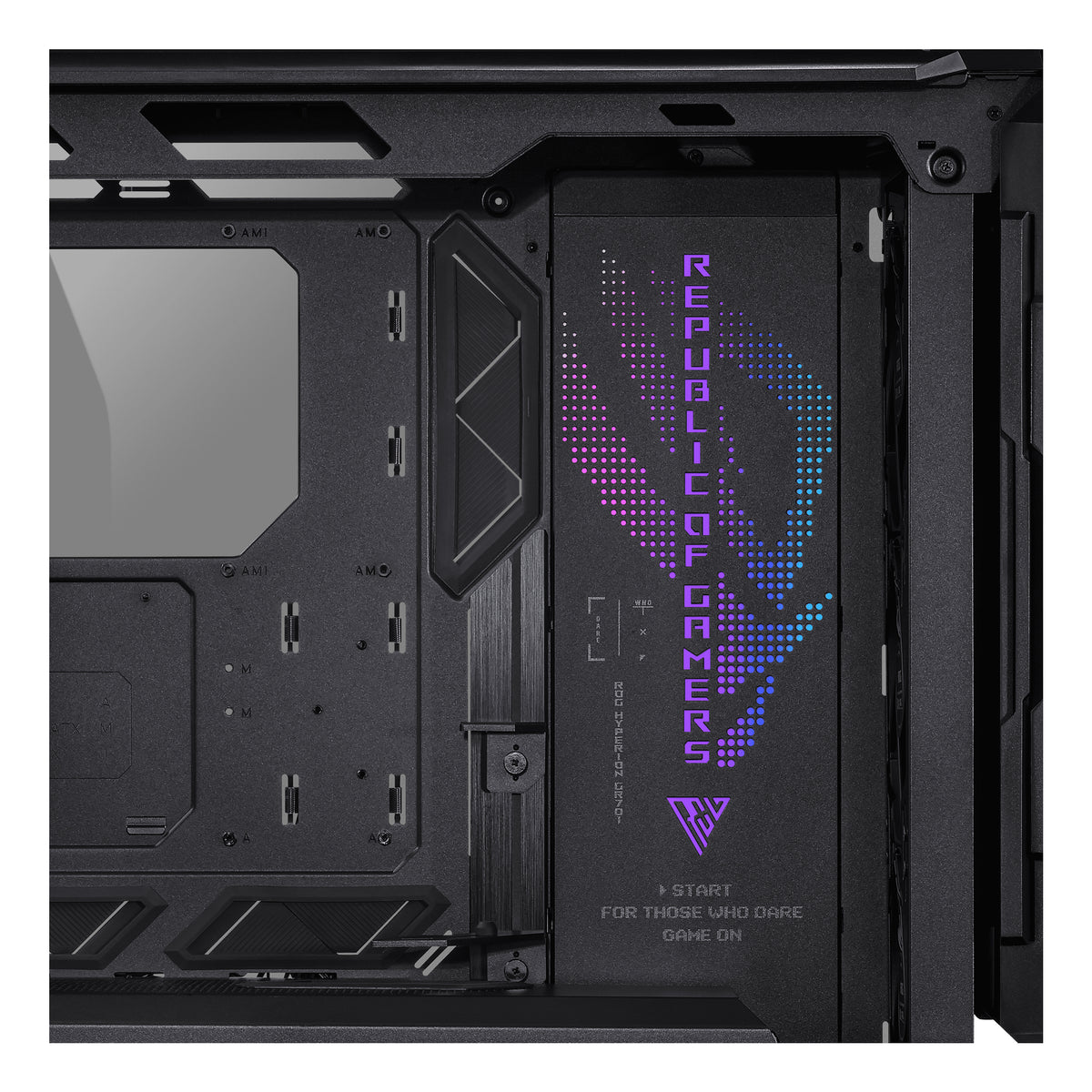ASUS ROG Hyperion GR701 BTF Edition Tower Schwarz, Transparent