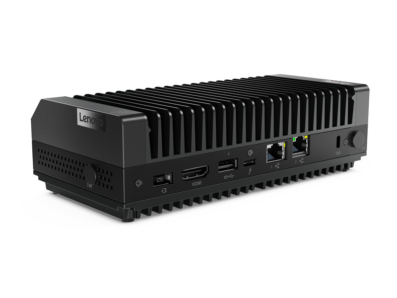 Lenovo ThinkEdge SE30 Intel® Celeron® 6305E 8 GB DDR4-SDRAM 256 GB SSD Windows 11 IoT Enterprise Mini PC Mini-PC Schwarz