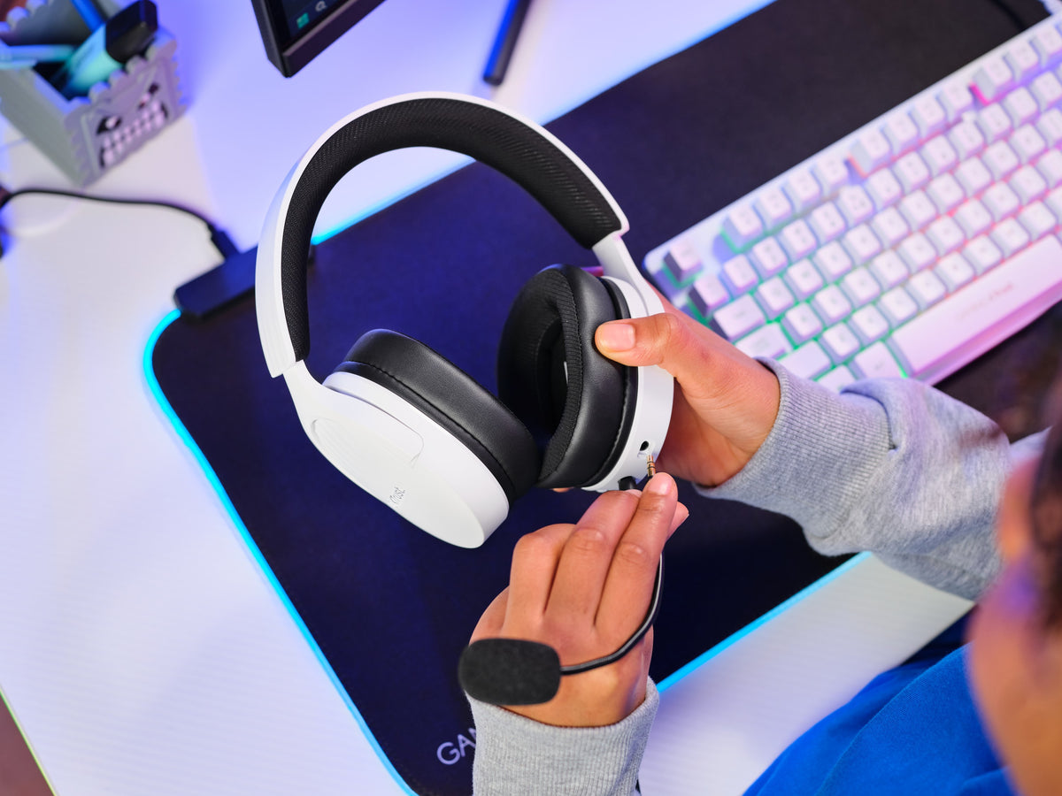 Trust GXT 489W FAYZO Kopfhörer Kabelgebunden Kopfband Gaming Schwarz, Weiß
