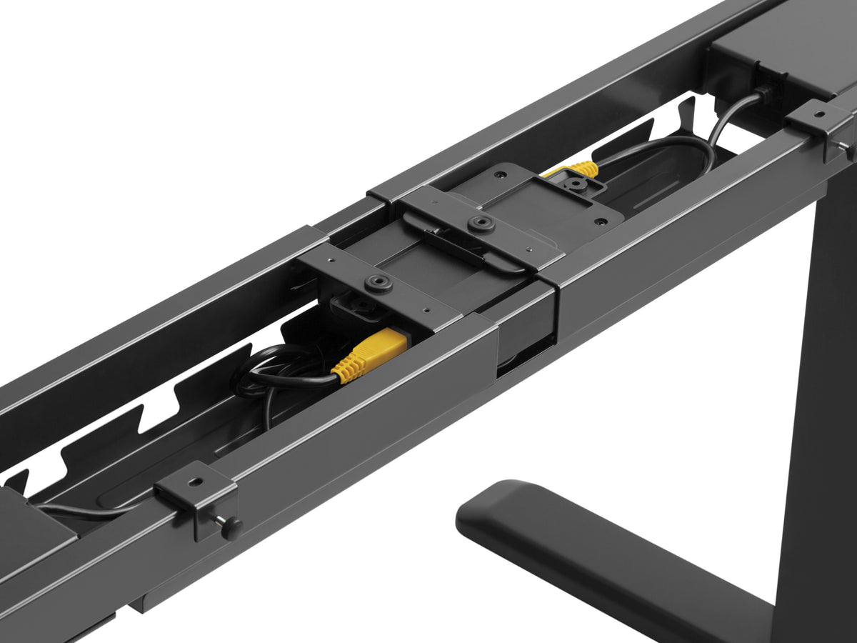 Equip ERGO Elektrisches-Sitz-Steh-Tischgestell, Doppelmotor, Schwarz