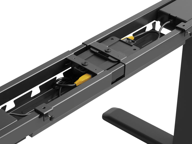 Equip ERGO Elektrisches-Sitz-Steh-Tischgestell, Doppelmotor, Schwarz