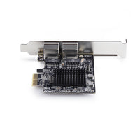 StarTech.com 2-Port 5 Gbit Netzwerkkarte, PCI Express NIC, Realtek RTL8126, Windows und Linux Multi-Gigabit LAN Karte 10M, 100M, 1G, 2.5G, 5G, TAA Konform