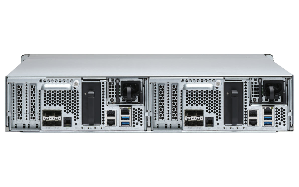 QNAP ES2486dc NAS Rack (2U) Intel® Xeon® D D-2142IT 96 GB DDR4 0 TB QNAP Enterprise System Schwarz