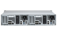 QNAP ES2486dc NAS Rack (2U) Intel® Xeon® D D-2142IT 128 GB DDR4 0 TB QNAP Enterprise System Schwarz