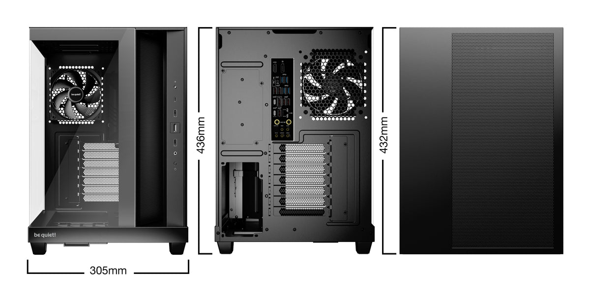 be quiet! Light Base 500 Midi Tower Schwarz