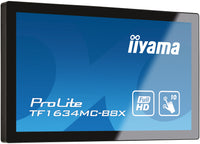 iiyama ProLite TF1634MC-B8X Computerbildschirm 39,6 cm (15.6") 1920 x 1080 Pixel Full HD LED Touchscreen Multi-Nutzer Schwarz