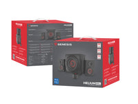 GENESIS Helium 610BT Lautsprecherset 60 W PC/Laptop Schwarz, Rot 2.1 Kanäle 2-Wege 30 W Bluetooth