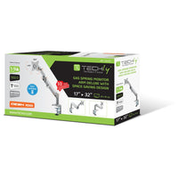Techly ICA-LCD 441 Flachbildschirm-Tischhalterung 81,3 cm (32") Tisch/Bank Grau