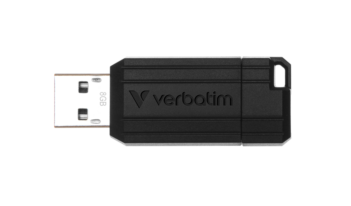 Verbatim PinStripe - USB flash drive 8 GB - Black