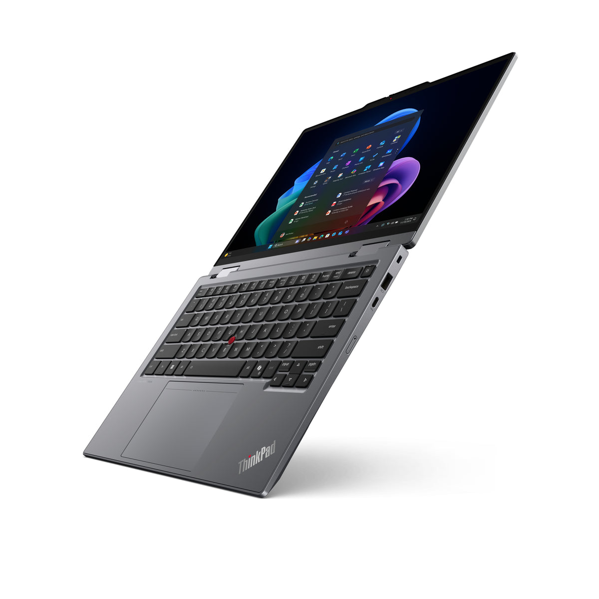 Lenovo ThinkPad X1 2-in-1 Gen 11 Aura Edition Copilot+ PC Intel Core Ultra 7 355 Hybrid (2-in-1) 35,6 cm (14") Touchscreen WUXGA 32 GB LPDDR5x-SDRAM 1 TB SSD Wi-Fi 7 (802.11be) Windows 11 Pro Schweiz Grau