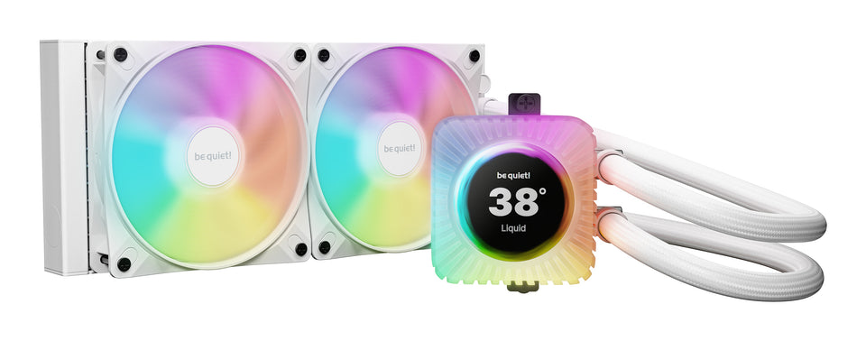 be quiet! Light Loop IO LCD 240 mm Blanc