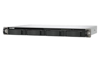 QNAP TS-432XeU NAS Rack (1U) 4 GB DDR4 0 TB QNAP QTS Schwarz, Grau