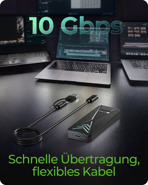 IcyBox Spade Case 1805 NVMe M.2 USB 3.2 Gen 2 Type-C