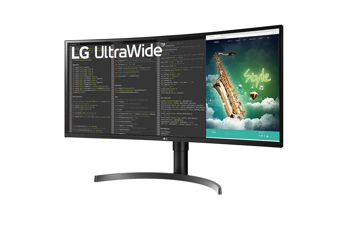 LG 35WN75CP-B.AEU Computerbildschirm 88,9 cm (35") 3440 x 1440 Pixel 4K Ultra HD LED Schwarz