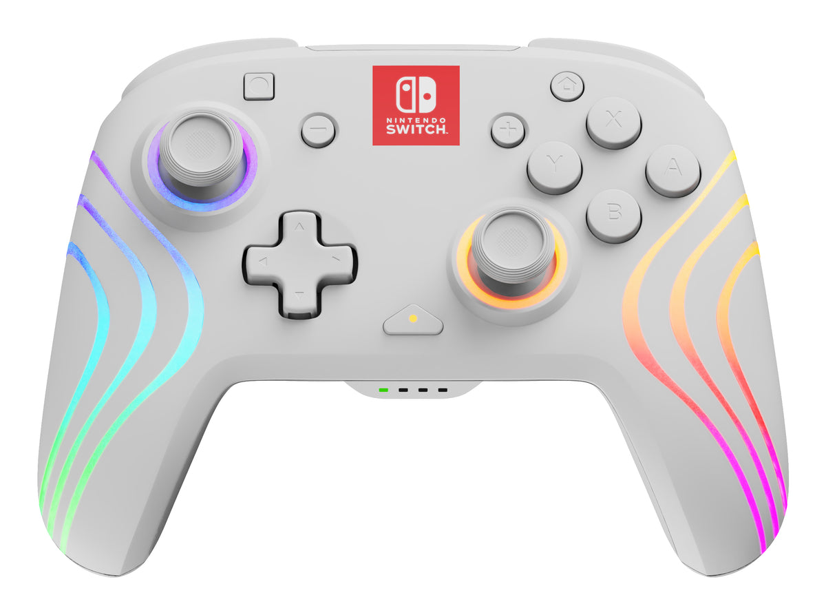 PDP Afterglow Wave Weiß Gamepad Analog / Digital Nintendo Switch, Nintendo Switch OLED
