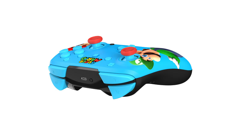 Turtle Beach Rematch-Controller: Mario and Luigi – Offiziell lizenziert für Nintendo Switch 1 und 2, kabellos, TMR-Thumbsticks, anpassbares RGB, wiederaufladbarer Akku
