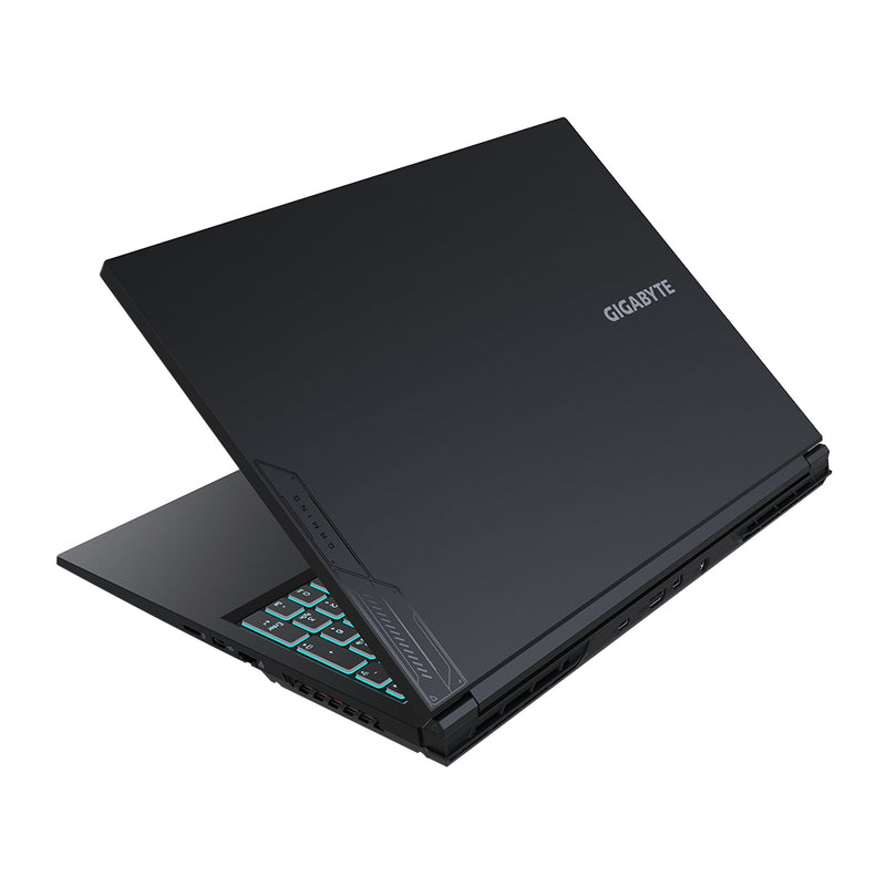GIGABYTE G6 MF-H2DE854KH laptop Intel® Core™ i7 i7-13620H 40,6 cm (16") Full HD+ 16 GB DDR5-SDRAM 1 TB SSD NVIDIA GeForce RTX 4050 Wi-Fi 6E (802.11ax) Windows 11 Home Schwarz