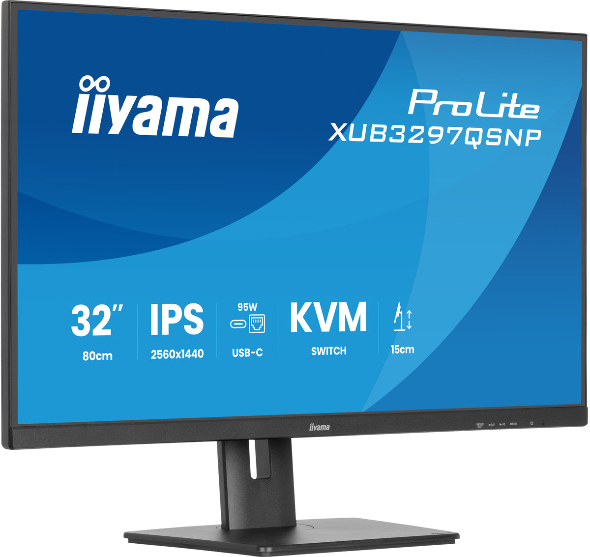 iiyama ProLite XUB3297QSNP-B1 Computerbildschirm 81,3 cm (32") 2560 x 1440 Pixel Quad HD LED Schwarz