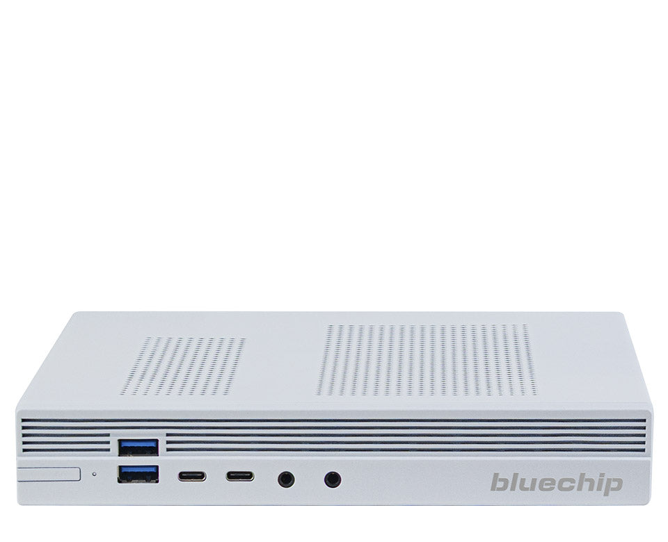 bluechip BUSINESSline S3160 *white* Intel® Core™ i5 Prozessor 14400 / bis zu 4.70 GHz, Windows 11 Pro, 8 GB DDR5, 500 GB NVMe SSD, Intel® Wi-Fi 6, Bluetooth 5.3, 1 × RJ45 (2,5 Gb/s), Intel® UHD Grafik