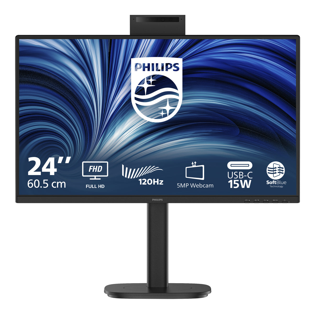 Philips 3000 series 24B2N3200JH/00 Computerbildschirm 60,5 cm (23.8") 1920 x 1080 Pixel Full HD LCD Schwarz