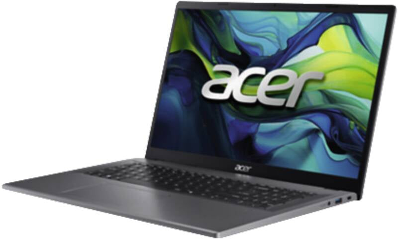 Acer Aspire Go 17 AG17-31P-33AJ Intel Core 3 N355 Laptop 43,9 cm (17.3") Full HD 16 GB LPDDR5-SDRAM 512 GB SSD Wi-Fi 6 (802.11ax) Windows 11 Home Grau