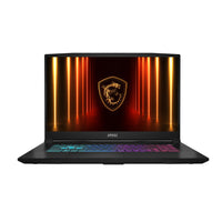 MSI Katana 17 HX B14WFK-007FR Intel® Core™ i7 i7-14650HX Laptop 43,9 cm (17.3") Quad HD 16 GB DDR5-SDRAM 1 TB SSD NVIDIA GeForce RTX 5060 Wi-Fi 6E (802.11ax) Windows 11 Home Schwarz AZERTY Französisch