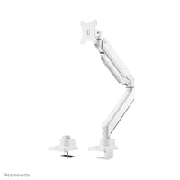 Neomounts NM-D775WHITEPLUS Monitorarm 10-49" - Gasfeder - Topfix - 180°-Stopp