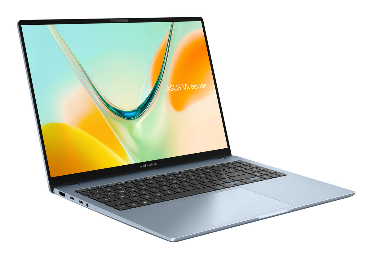 ASUS Vivobook S16 S5608QA Copilot+ PC Snapdragon X1-26-101 Laptop 40,6 cm (16") WUXGA 8 GB LPDDR5x-SDRAM 256 GB SSD Wi-Fi 6E (802.11ax) Windows 11 Home Blau