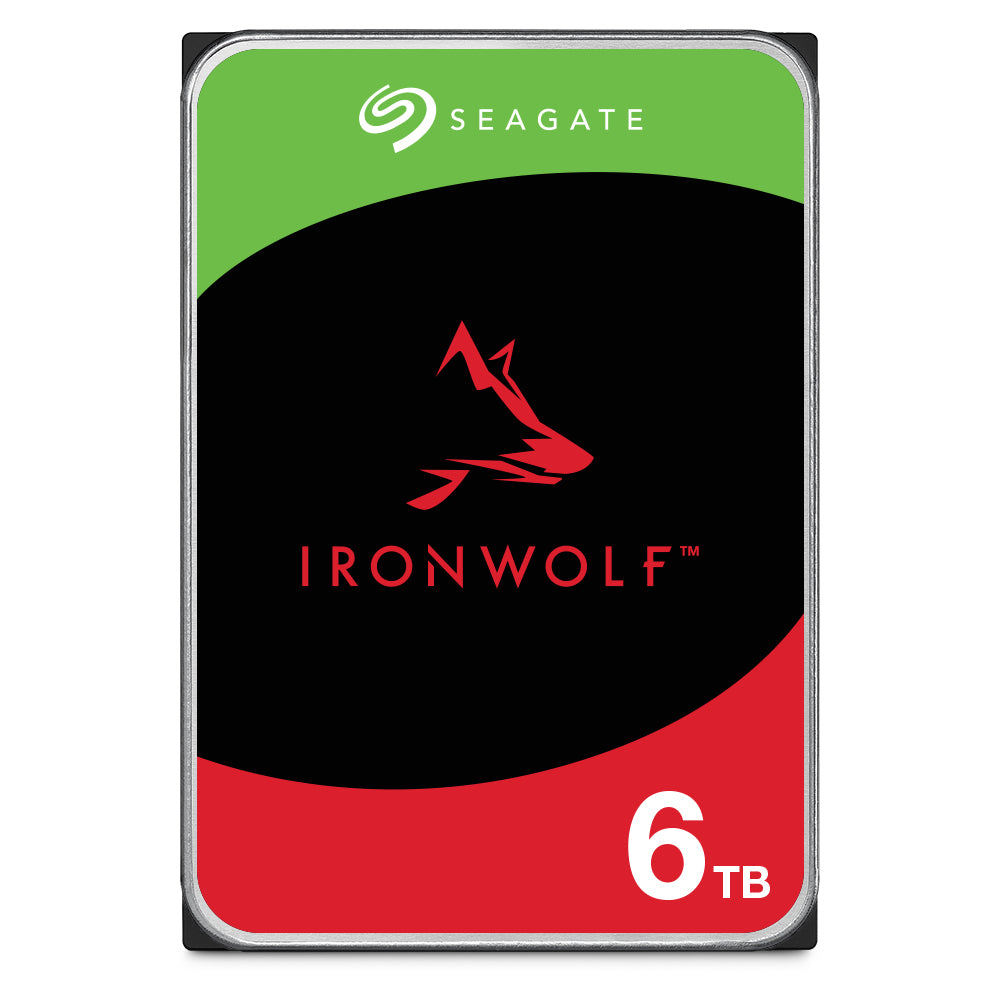 Seagate IronWolf ST6000VN006 Interne Festplatte 6 TB 5400 RPM 256 MB 3.5" Serial ATA III