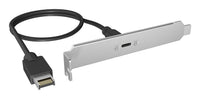ICY BOX IB-AC553, Adapter USB 20 Gbit/s von Type-E Port auf USB Type-C Port