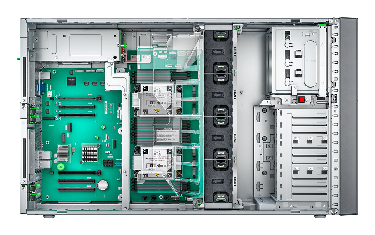 Fujitsu PRIMERGY TX2550 M7 Server Tower Intel® Xeon® Gold 6334 3,6 GHz 32 GB DDR5-SDRAM 900 W