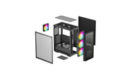 DeepCool MATREXX55 V4 C Midi Tower Schwarz