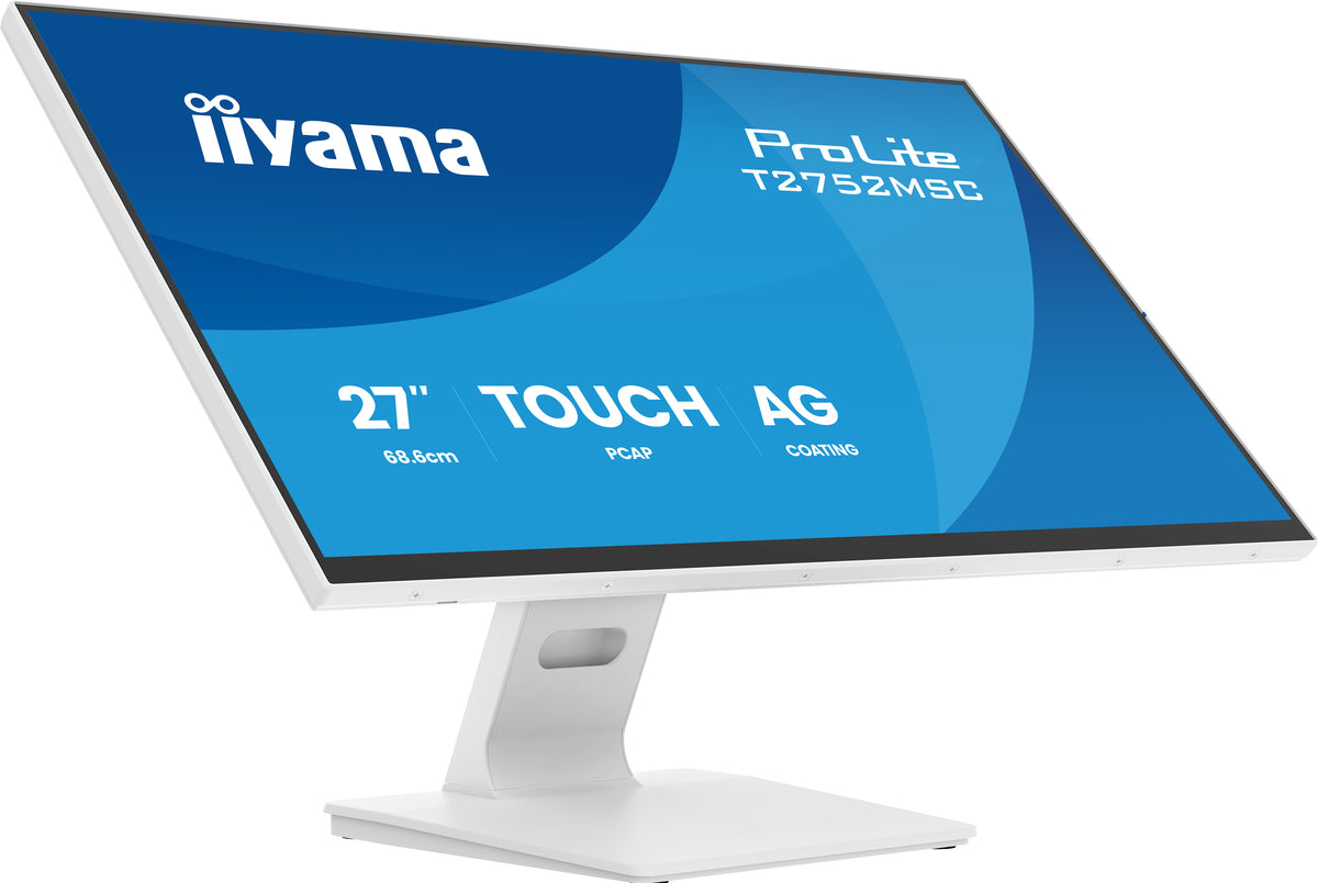 iiyama ProLite T2752MSC-W1AG Computerbildschirm 68,6 cm (27") 1920 x 1080 Pixel Full HD LCD Touchscreen Weiß