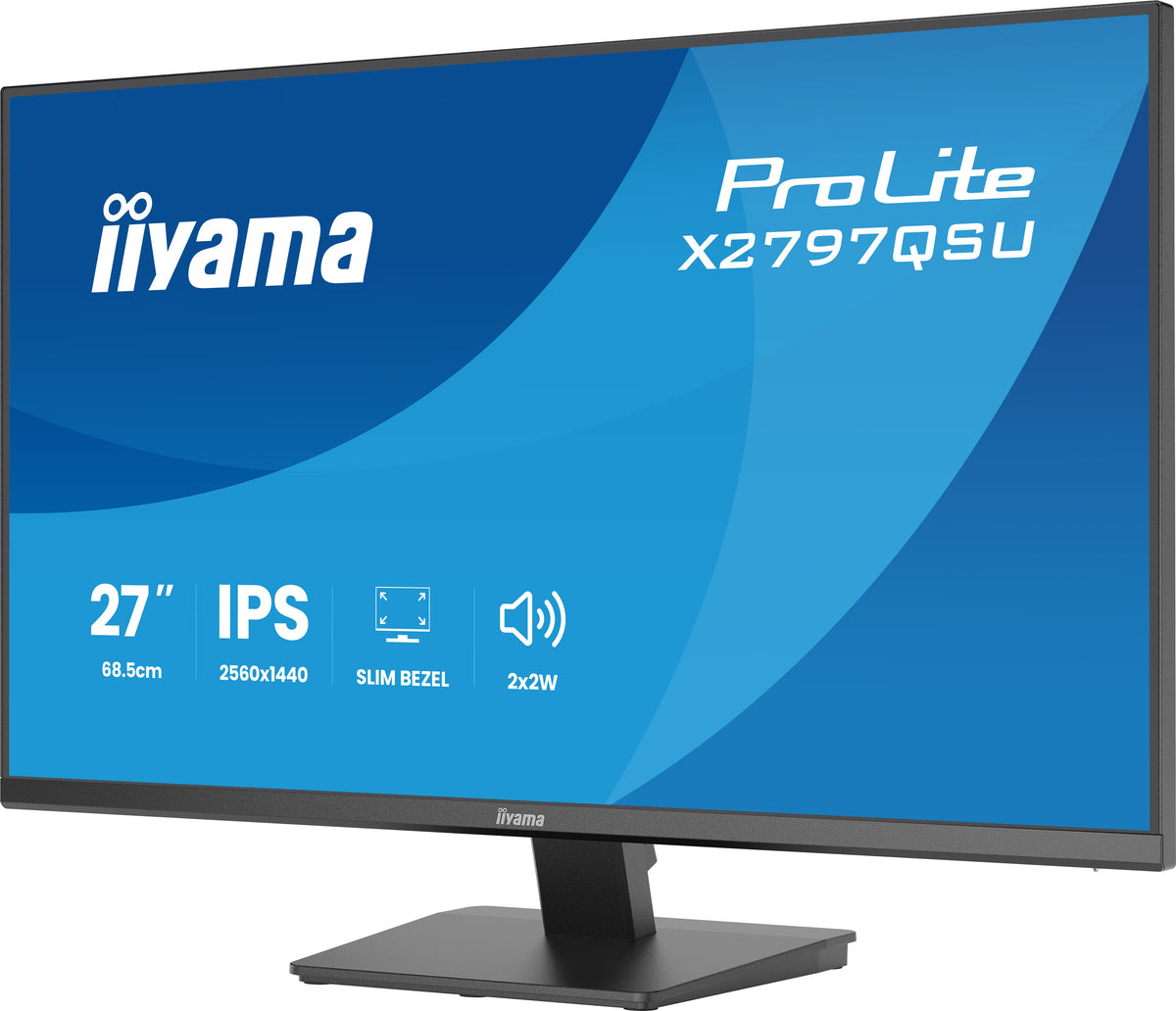 iiyama ProLite X2797QSU-B1 Computerbildschirm 68,6 cm (27") 2560 x 1440 Pixel Quad HD LED Schwarz