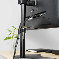 Techly ICA-LCD 2500 Flachbildschirm-Tischhalterung 68,6 cm (27") Tisch/Bank Schwarz
