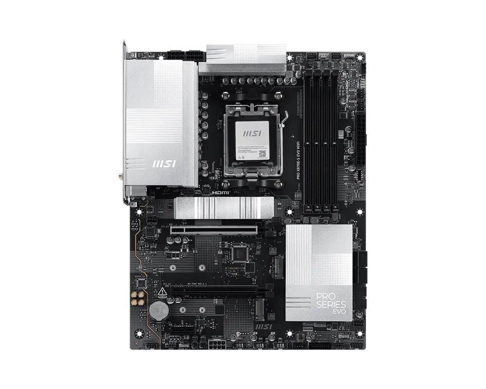MSI PRO X870E-S EVO WIFI Motherboard AMD X870E Sockel AM5 ATX
