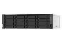 QNAP TS-1673AU-RP-16G NAS & Speicherserver Rack (3U) Ryzen Embedded V1500B 16 GB DDR4 0 TB QNAP QTS Schwarz, Grau