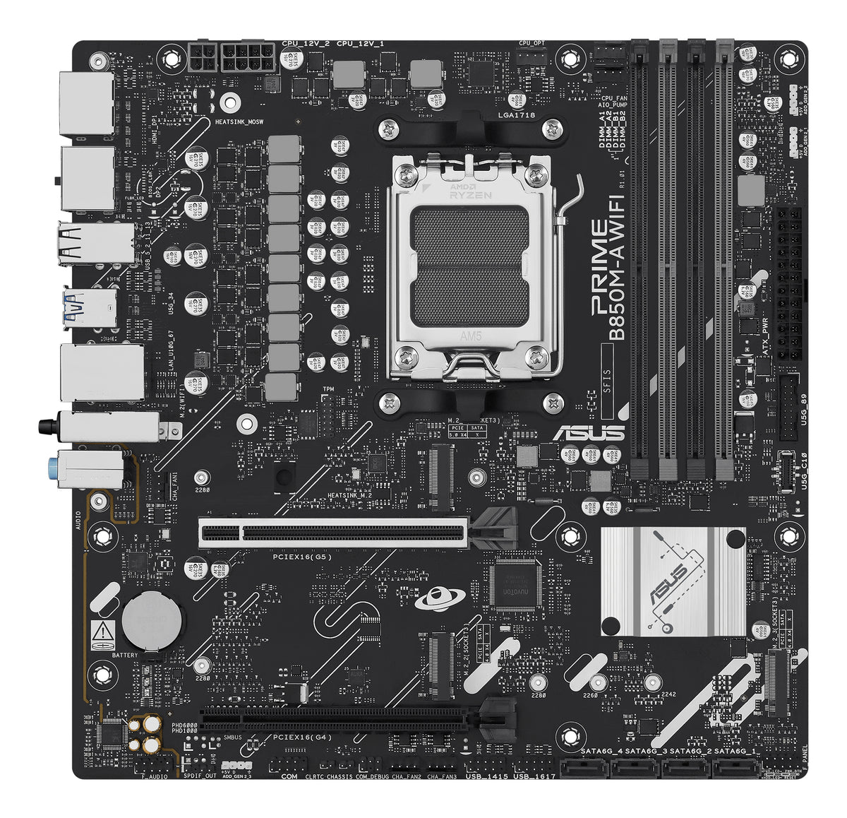 ASUS PRIME B850M-A WIFI AMD B850 Sockel AM5 micro ATX