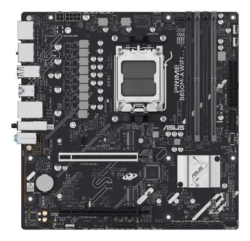 ASUS PRIME B850M-A WIFI AMD B850 Sockel AM5 micro ATX