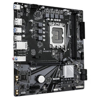 GIGABYTE B760M H V2 Mainboard - Unterstützt Intel Core Prozessoren der 14. Generation, digitales 5+1+1-Phasen-VRM, bis zu 8000MHz DDR5 (O.C.), 1xPCIe 4.0 M.2, 1GbE LAN, USB 3.2 Gen1