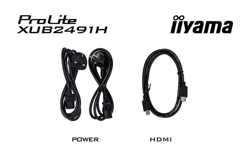 iiyama ProLite XUB2491H-B1 Computerbildschirm 60,5 cm (23.8") 1920 x 1080 Pixel Full HD LED Schwarz