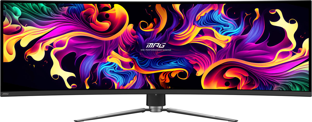 MSI MPG 491CQPX QD-OLED Computer Monitor 124.5 cm (49") 5120 x 1440 Pixels Dual QHD Black