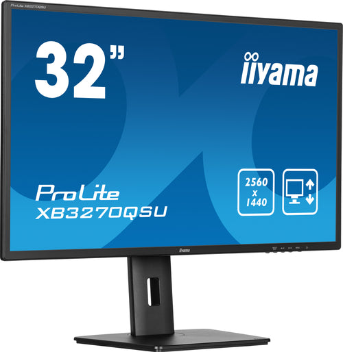 iiyama ProLite XB3270QSU-B1 Computerbildschirm 80 cm (31.5") 2560 x 1440 Pixel Quad HD LED Schwarz