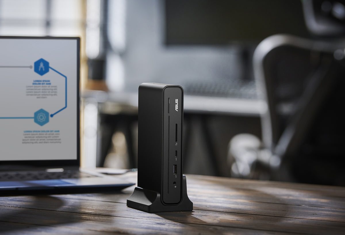 ASUS Triple Display USB-C Dock DC300 Andocken USB 3.2 Gen 2 (3.1 Gen 2) Type-C Schwarz