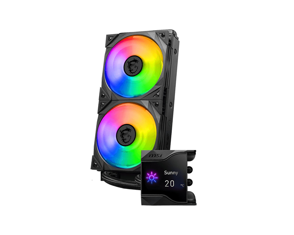 MSI MPG Coreliquid D240 Prozessor Flüssigkeitskühlung 12 cm Schwarz 1 Stück(e)