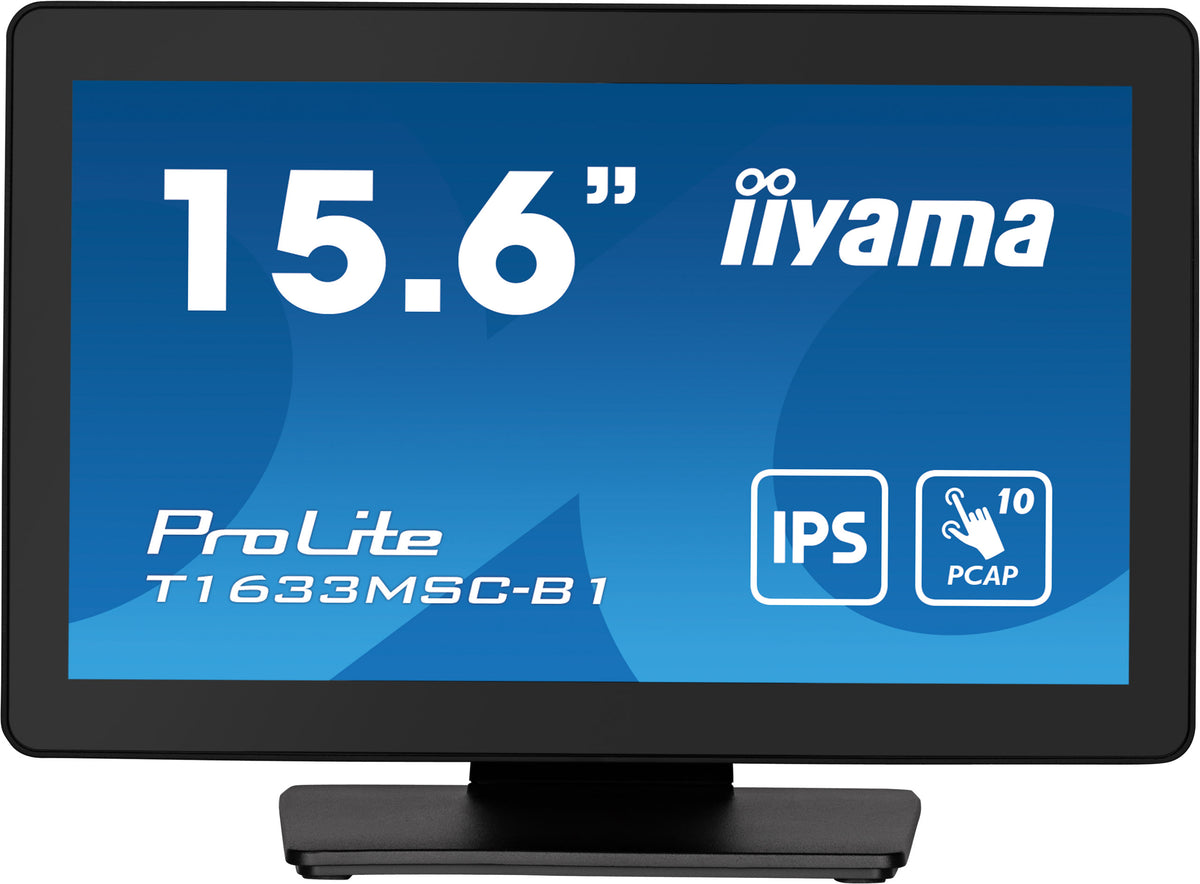 iiyama ProLite T1633MSC-B1 Computerbildschirm 39,6 cm (15.6") 1920 x 1080 Pixel Full HD LCD Touchscreen Schwarz
