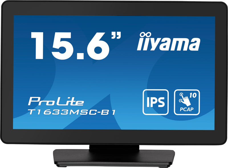 iiyama ProLite T1633MSC-B1 Computerbildschirm 39,6 cm (15.6") 1920 x 1080 Pixel Full HD LCD Touchscreen Schwarz