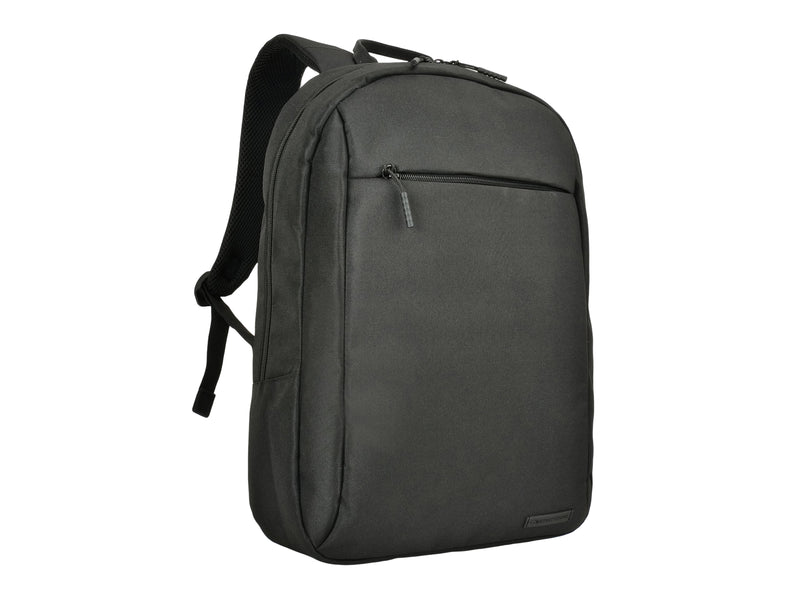 Conceptronic CAEDIX01B Laptop-Rucksack 15,6", 15,6 Zoll Notebook-Rucksack, professioneller Reiserucksack für 13/14/15,6 Zoll Laptops, hergestellt aus recycelten Materialien